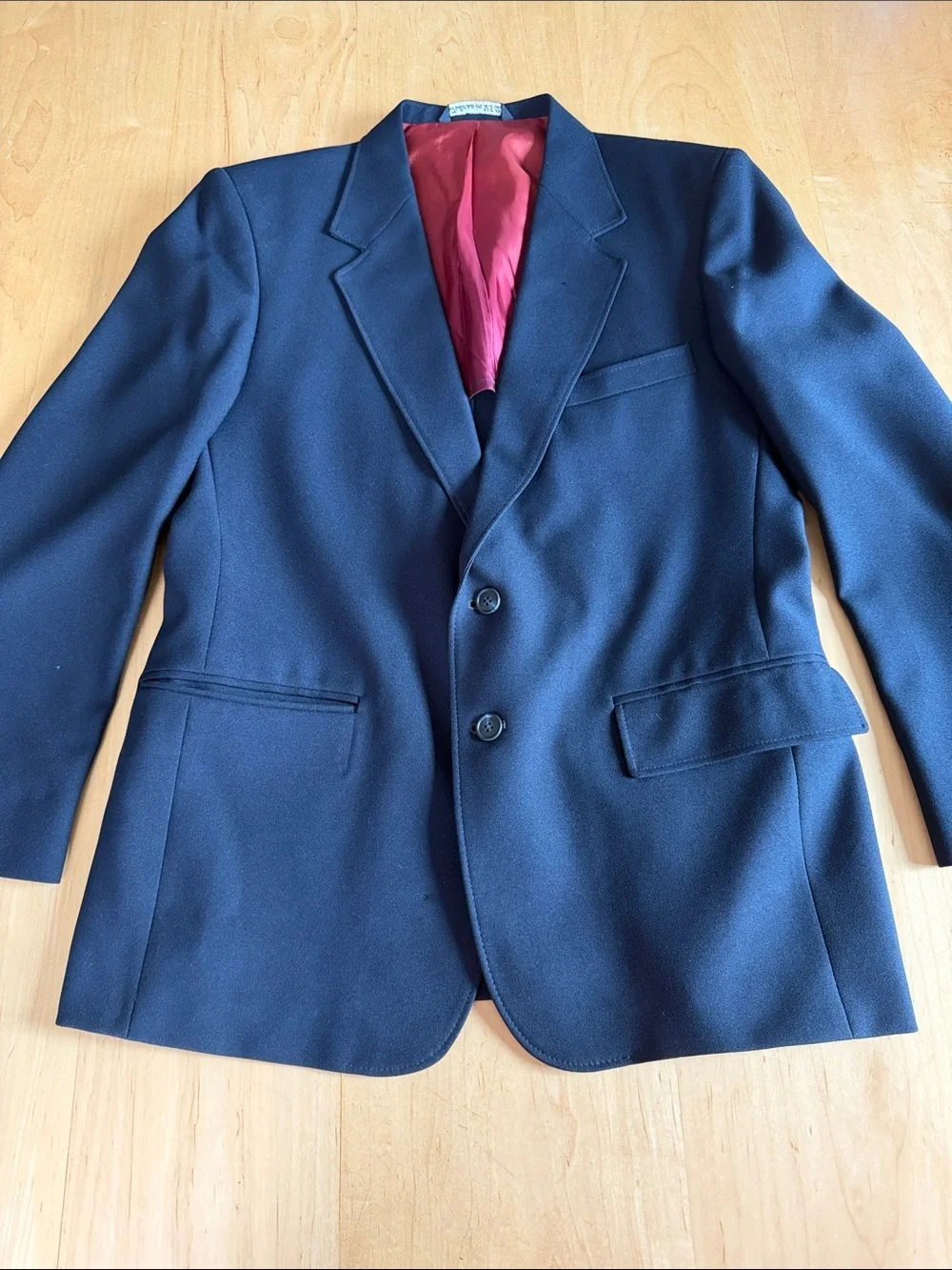 Vintage Classic COLLECTION Navy Suit with Red Lining
